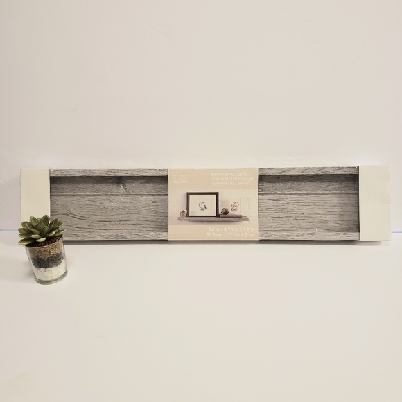 Other - Gray Decorative Ledge Shelf
